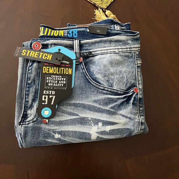 Demolition Jeans NWT 38X30 - Picture 2 of 12